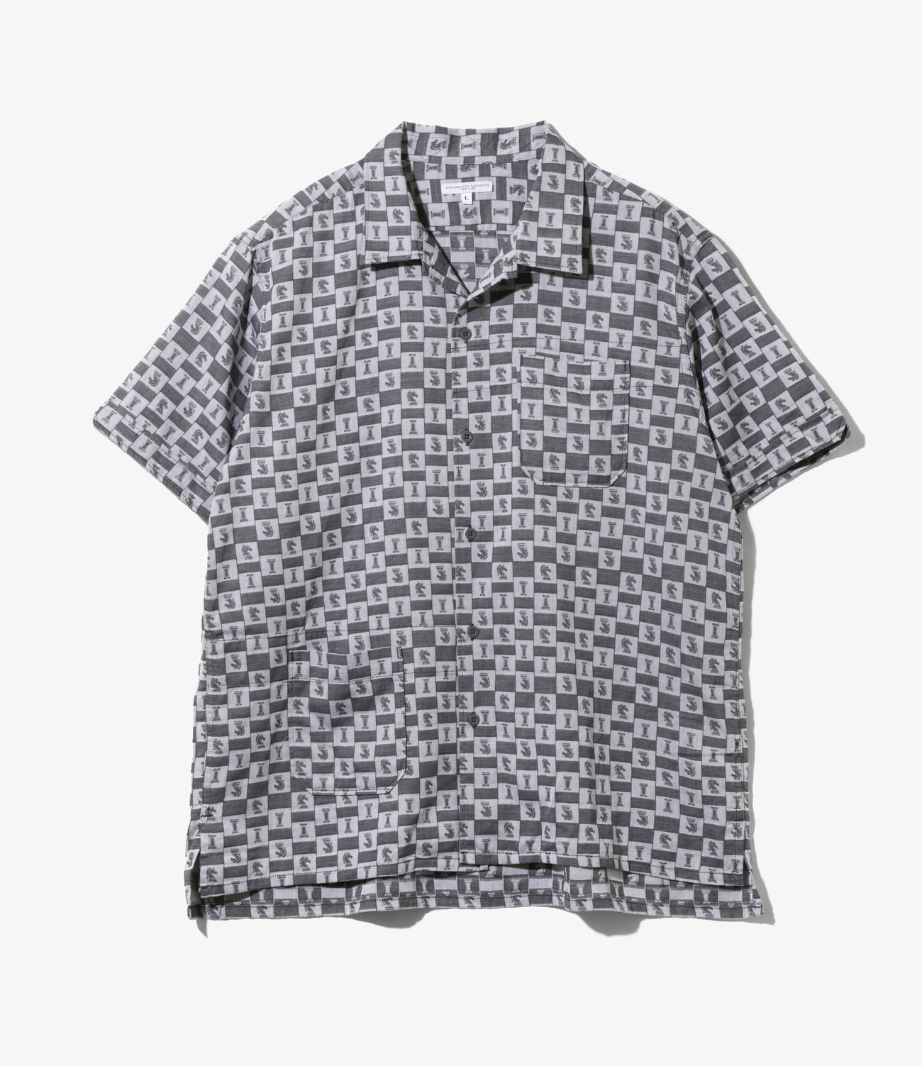 Camp Shirt - Cotton Chess Jacquard