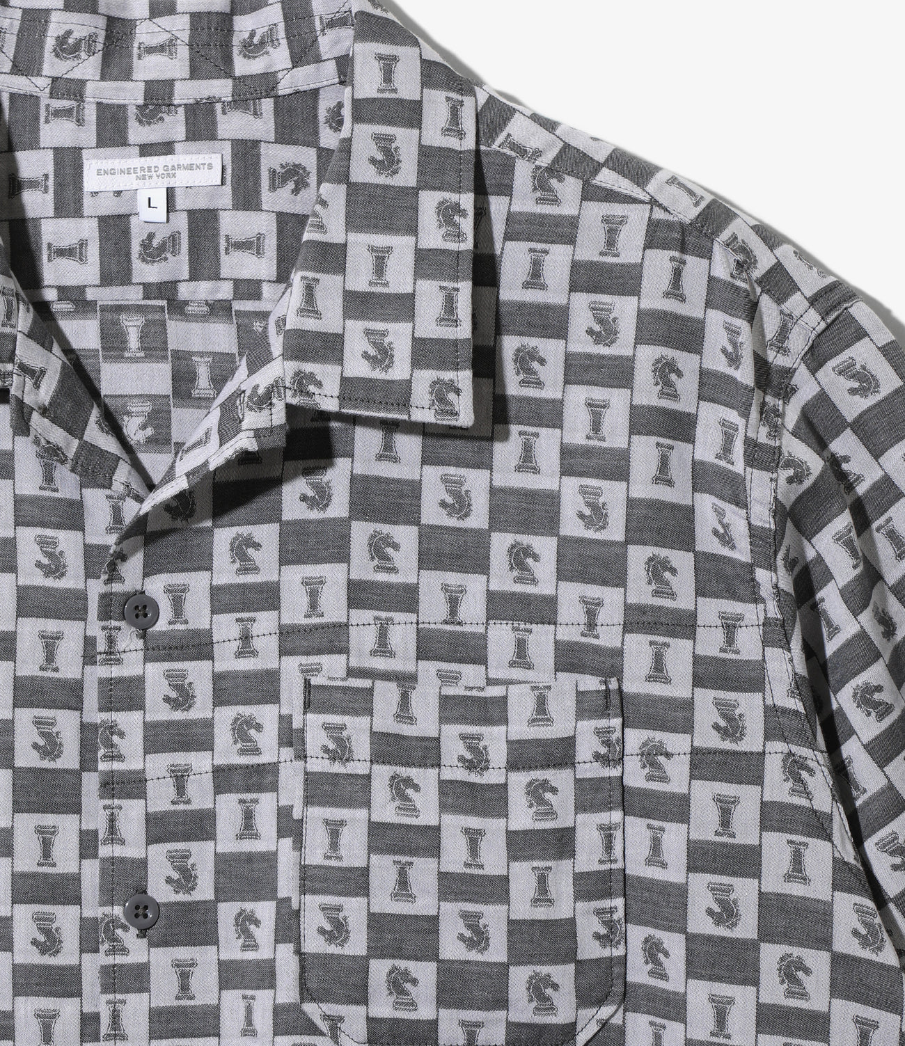 Camp Shirt - Cotton Chess Jacquard