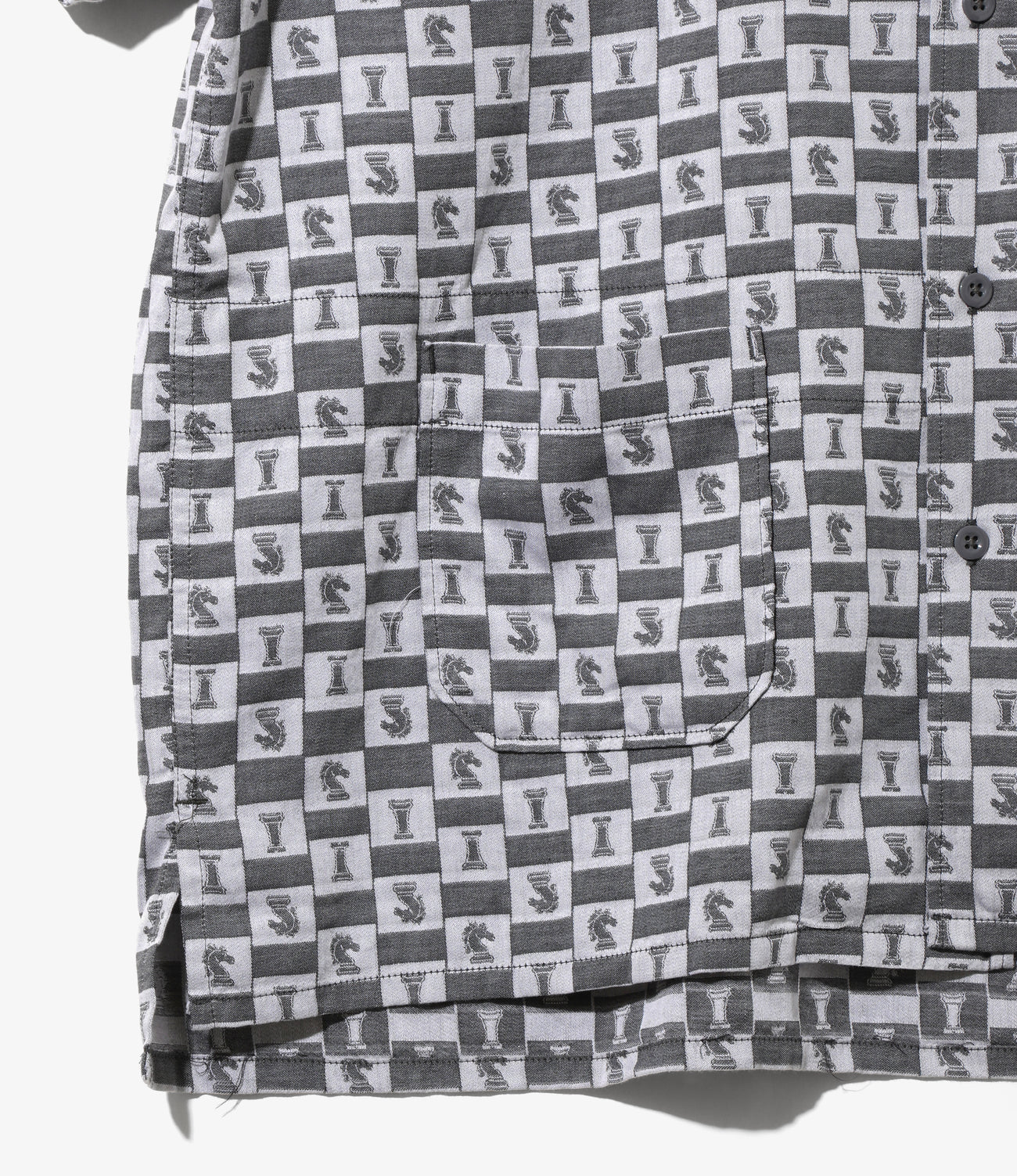 Camp Shirt - Cotton Chess Jacquard