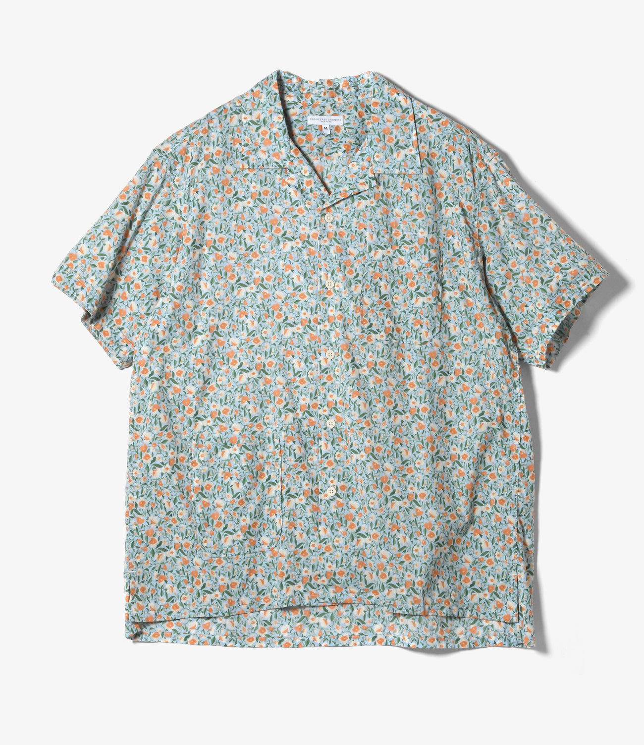 Camp Shirt - Small Floral Cotton Lawn