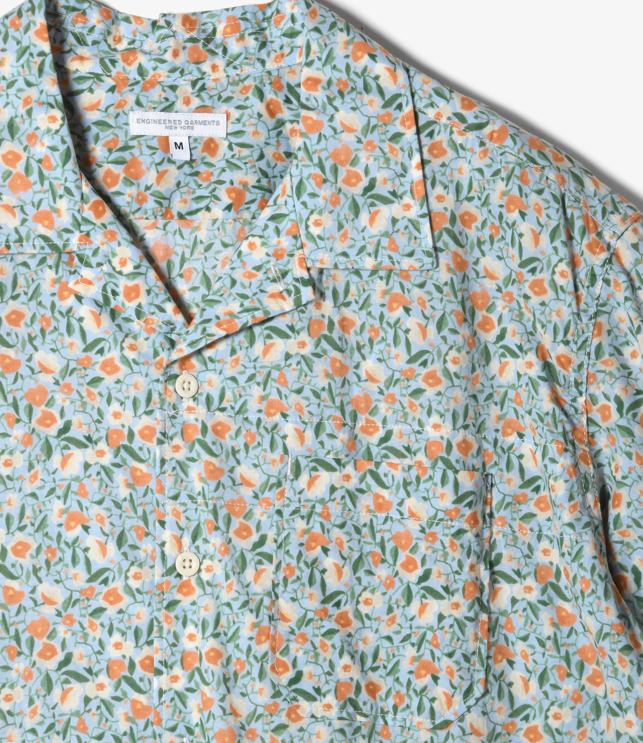 エンジニアードガーメンツCamp Shirt CottonFloral Lawn Camp Shirt - Small Floral Cotton Lawn – NEPENTHES ONLINE STORE