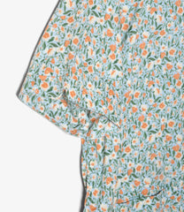 Camp Shirt - Small Floral Cotton Lawn