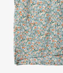 Camp Shirt - Small Floral Cotton Lawn