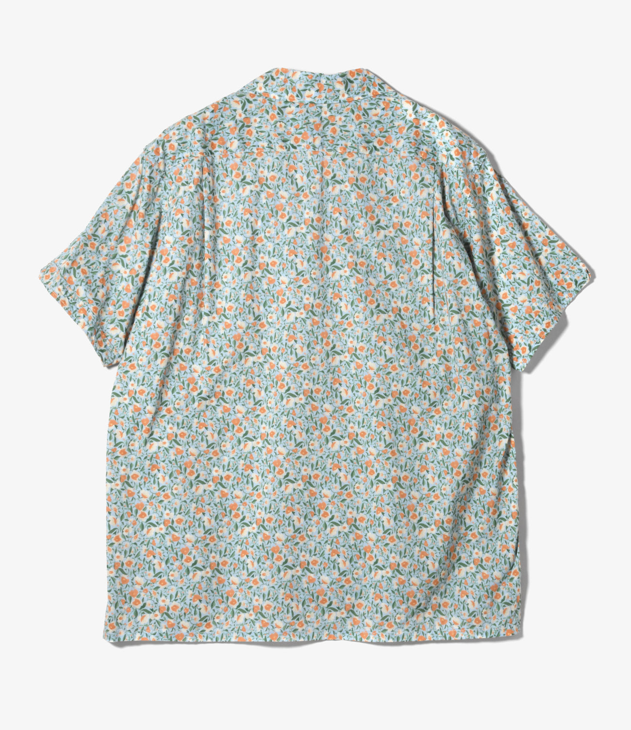 Camp Shirt - Small Floral Cotton Lawn