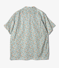 Camp Shirt - Small Floral Cotton Lawn