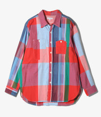 Work Shirt - Cotton Big Madras Plaid