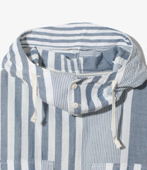 Cagoule Shirt - Stripe Cotton Chambray