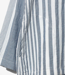 Cagoule Shirt - Stripe Cotton Chambray