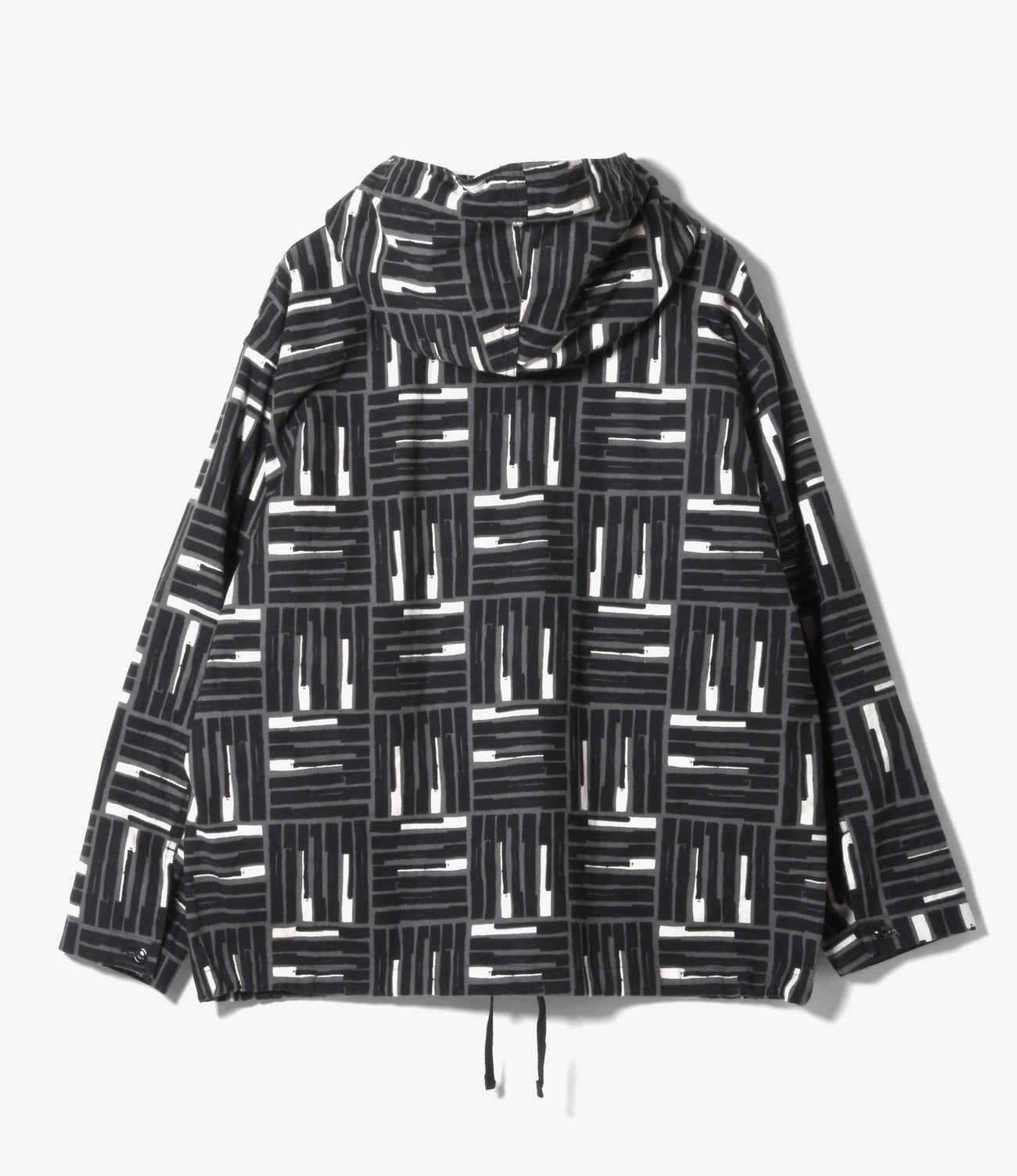 Cagoule Shirt - Cotton Tile Print Canvas