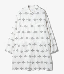 Dayton Long Shirt - Cotton Ikat Print