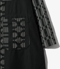 Dayton Long Shirt - Multi Pattern Stripe Jacquard