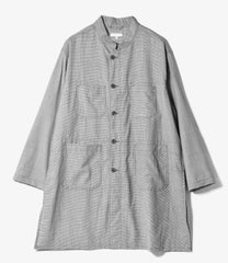Dayton Long Shirt - Micro Houndstooth Tropical Wool