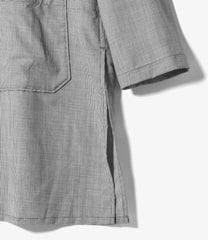 Dayton Long Shirt - Micro Houndstooth Tropical Wool