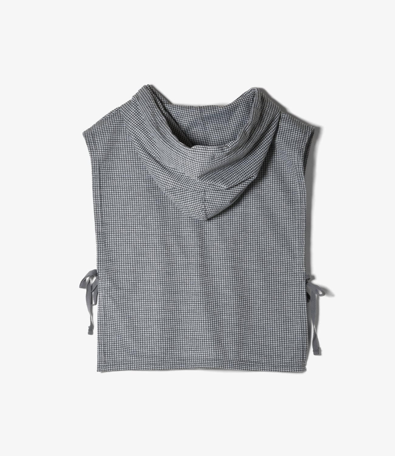 Hooded Interliner - Polyester Houndstooth Knit Jersey