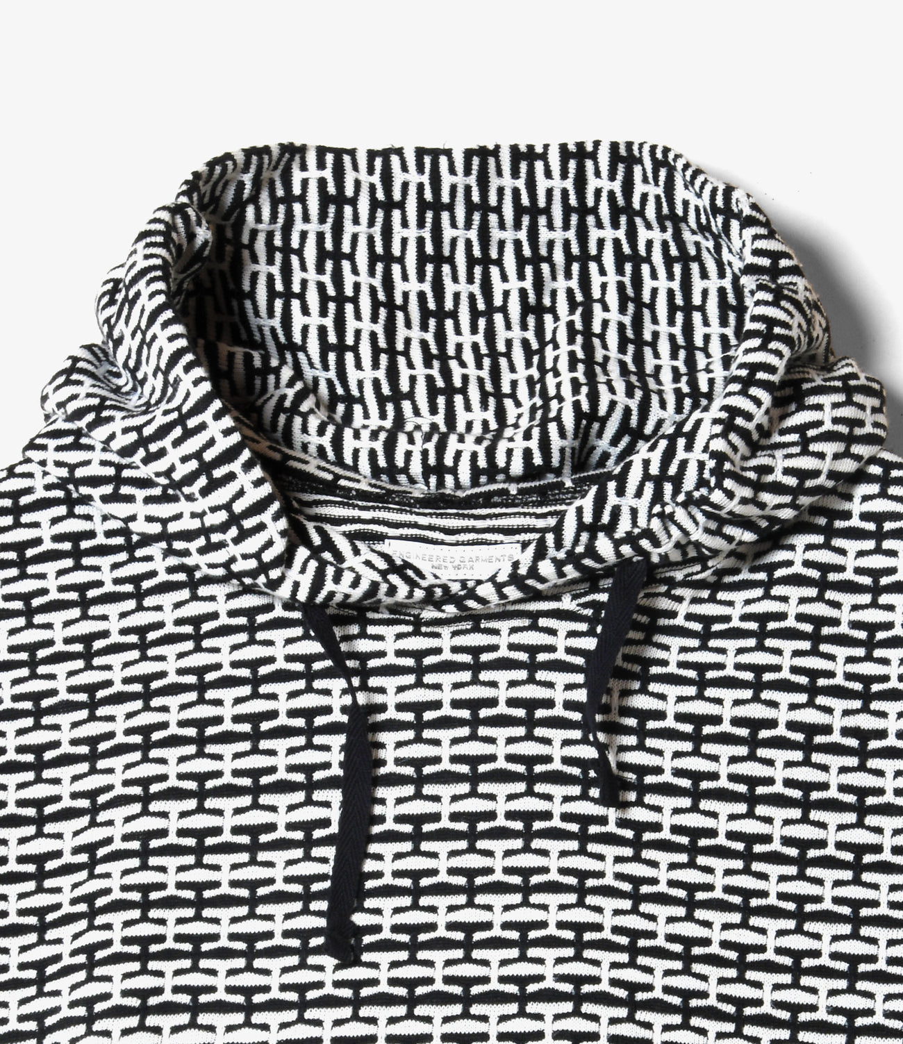 Hooded Interliner - CP Horizontal Knit Jacquard
