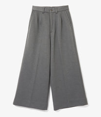Wide Slacks - Double Knit