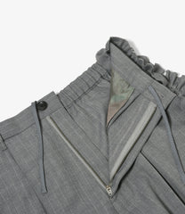 Three Quarters Frill Side Pant - Gabardine