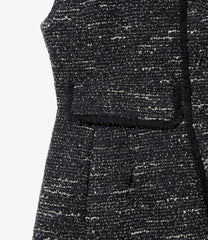 Sleeveless Jacket - Bonding Tweed