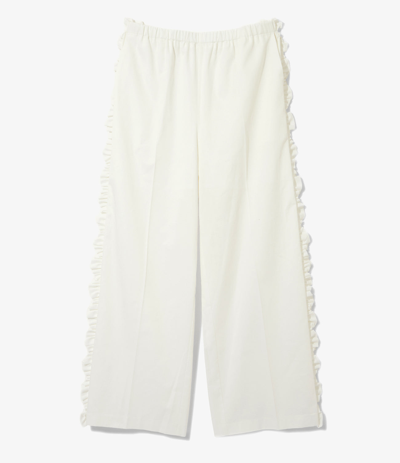 Frill Side Flare Pant - Twill