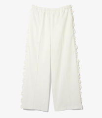 Frill Side Flare Pant - Twill