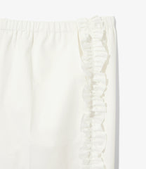 Frill Side Flare Pant - Twill