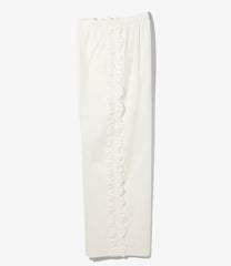 Frill Side Flare Pant - Twill