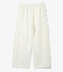 Frill Side Flare Pant - Twill