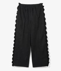 Frill Side Flare Pant - Twill