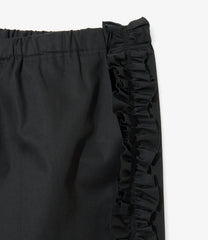 Frill Side Flare Pant - Twill