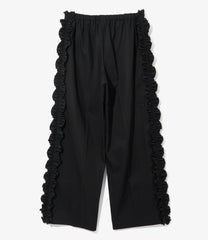 Frill Side Flare Pant - Twill