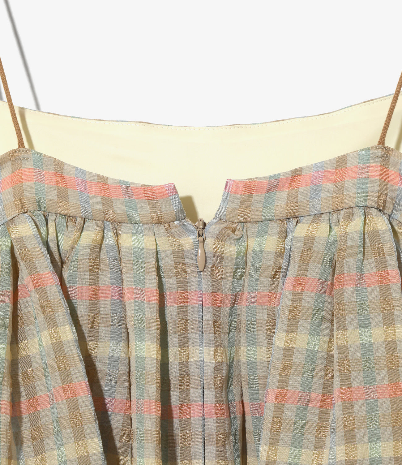 Camisole Mini Dress - Plaid