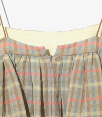 Camisole Mini Dress - Plaid