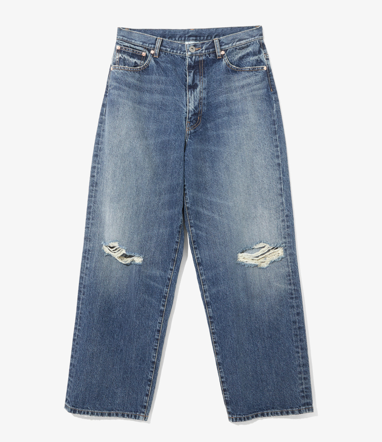 5Pockets Pant - Damaged Denim
