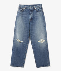 5Pockets Pant - Damaged Denim