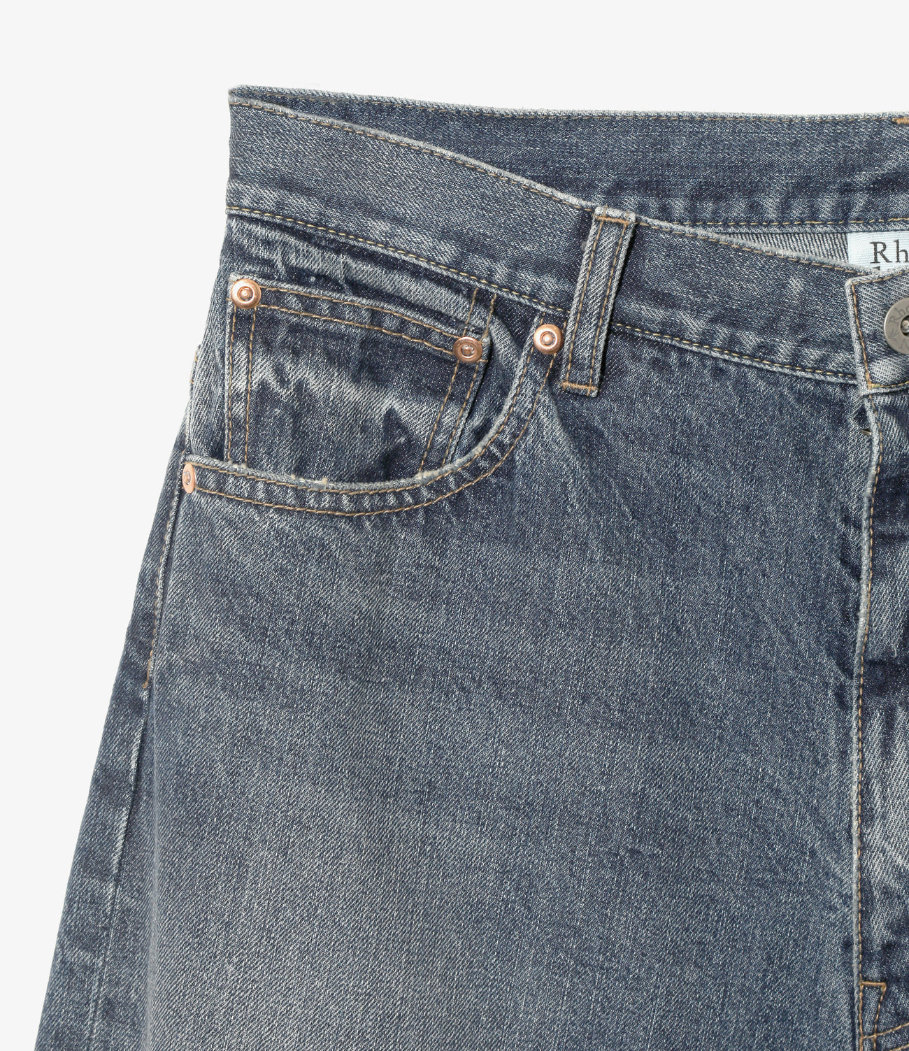 5Pockets Pant - Damaged Denim