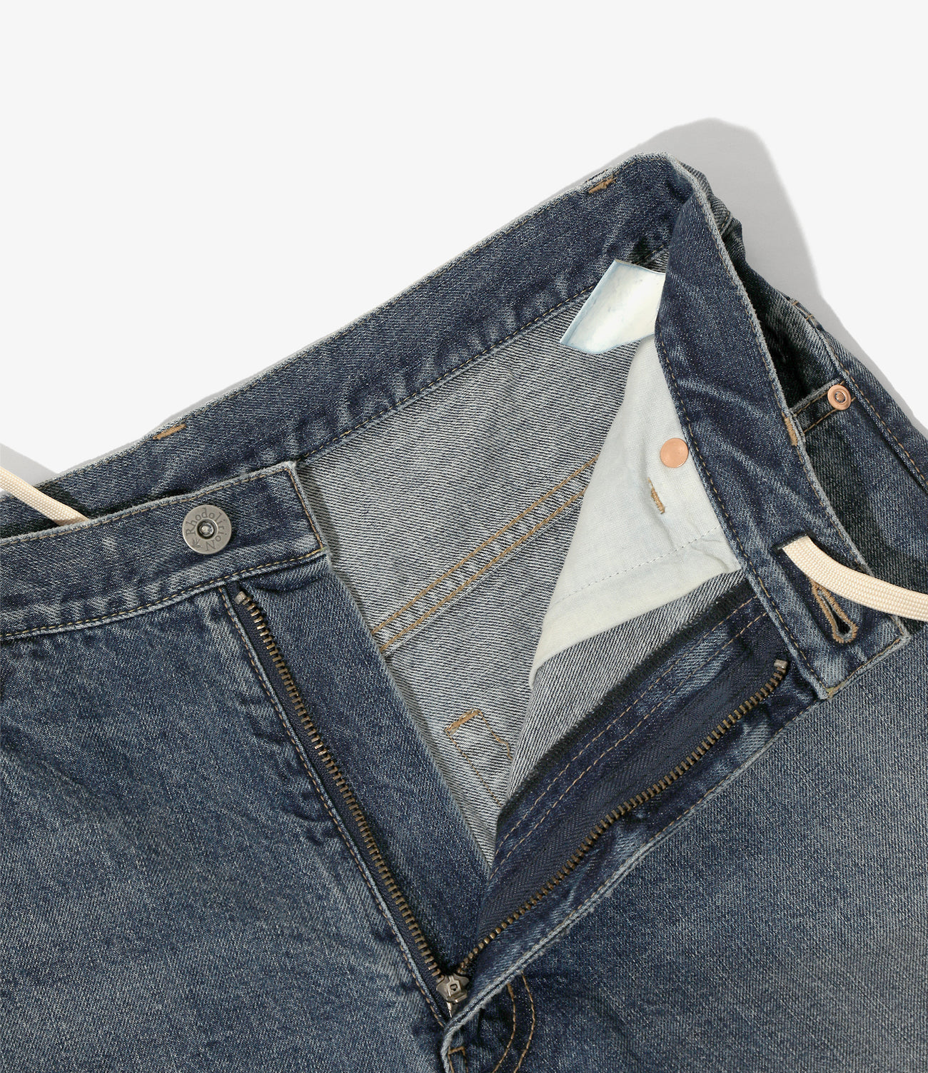5Pockets Pant - Damaged Denim