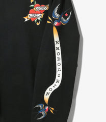 Printed Tattoo Long Sleeve Tee