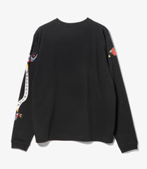 Printed Tattoo Long Sleeve Tee
