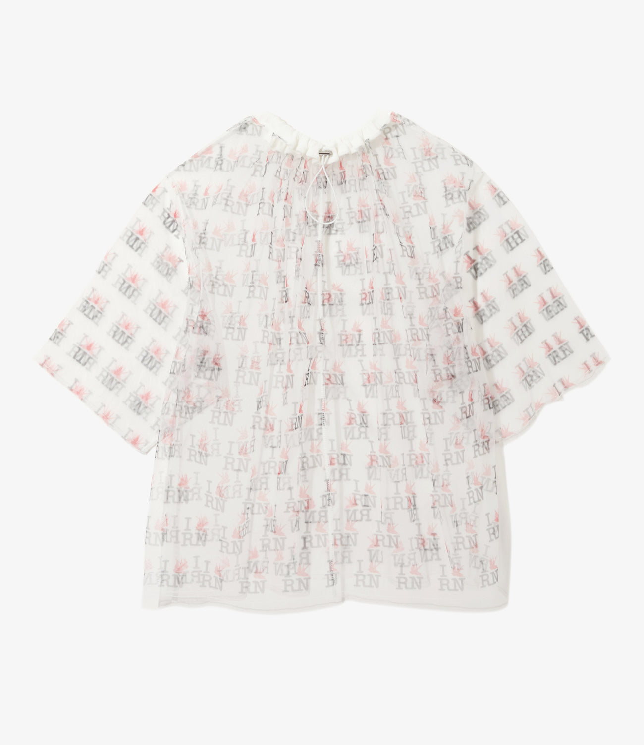 Crew Neck Shirt - Original Printed Tulle