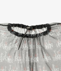 Crew Neck Shirt - Original Printed Tulle