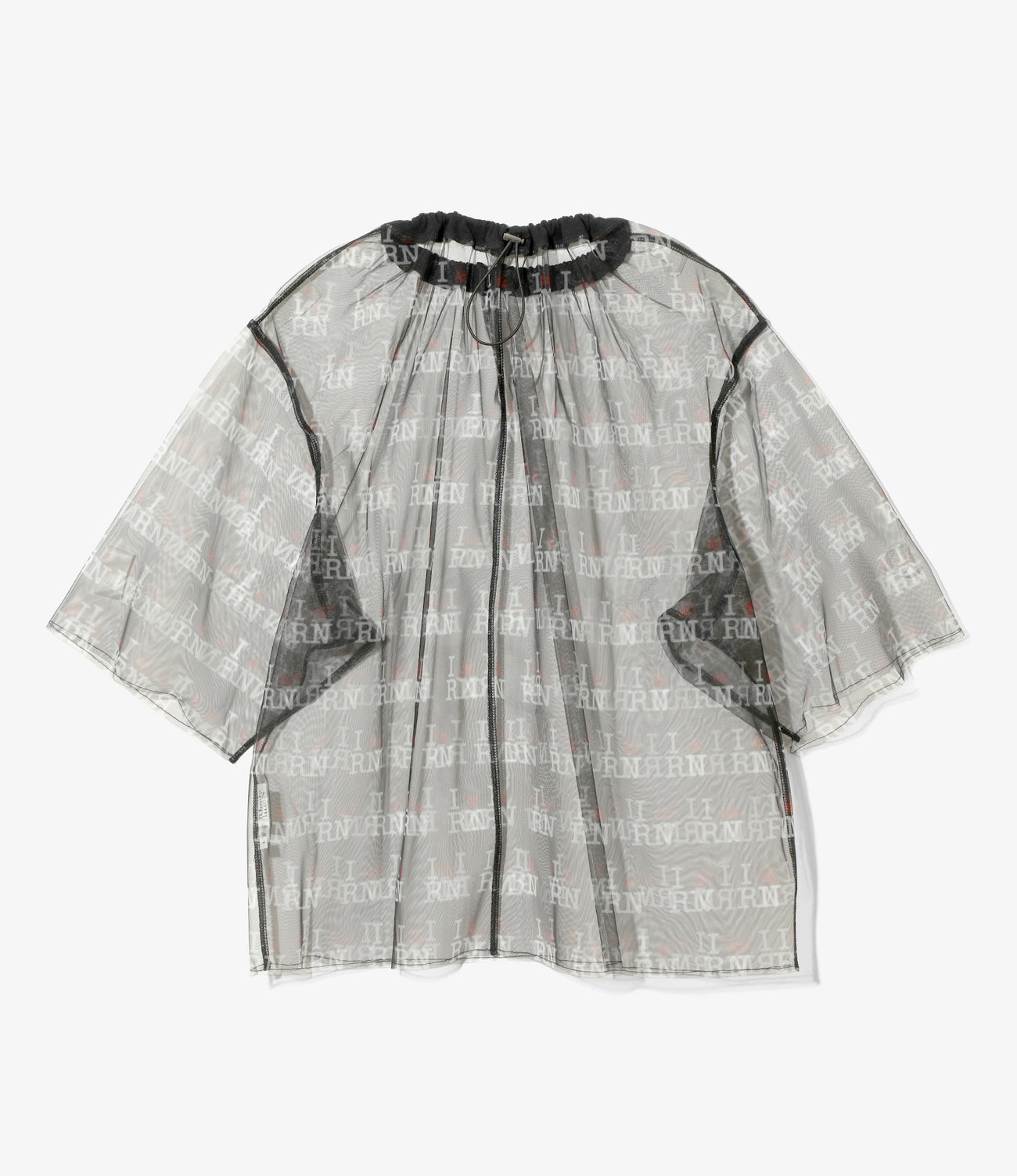Crew Neck Shirt - Original Printed Tulle