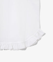 Ribbed Frill Tank Top