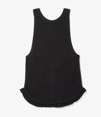 Ribbed Frill Tank Top