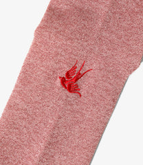 Swallow Stitch Glitter Socks