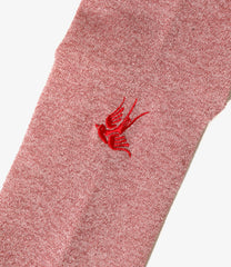 Swallow Stitch Glitter Socks