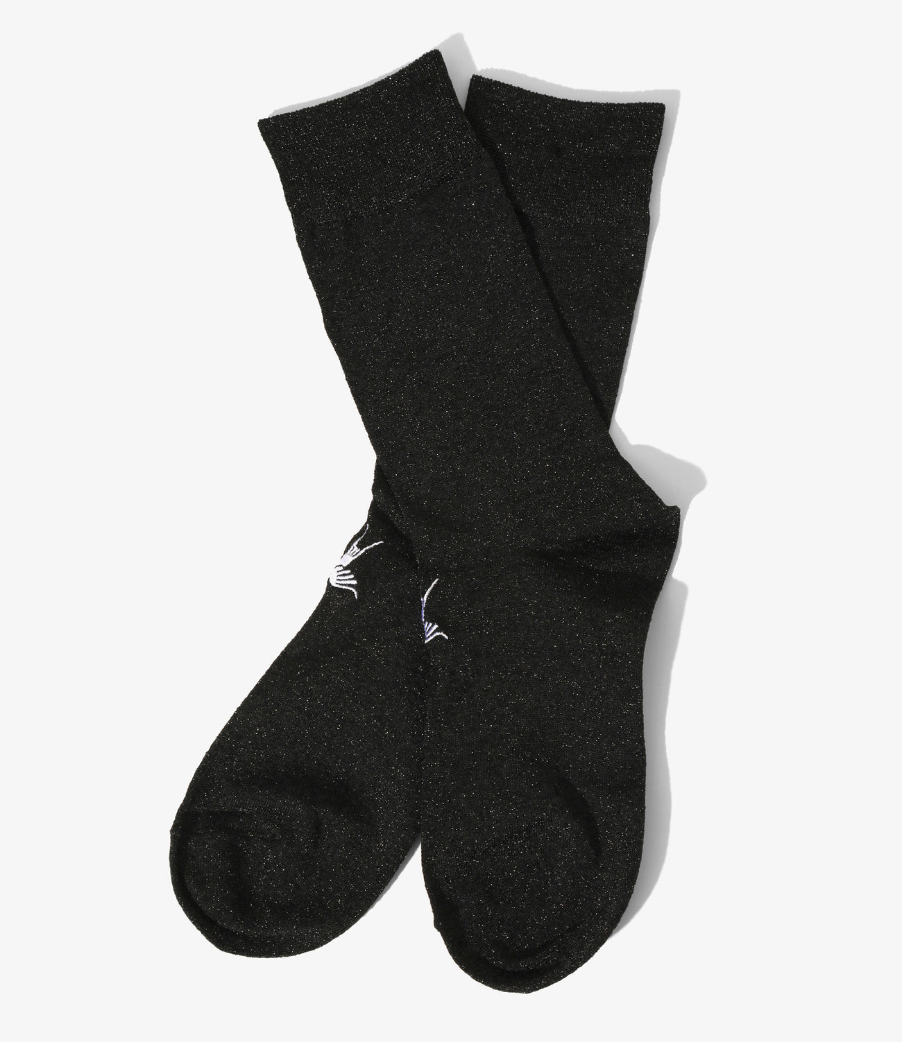 Swallow Stitch Glitter Socks