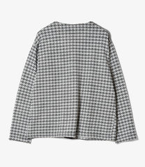 Knit Cardigan - CP Horizontal Knit Jacquard