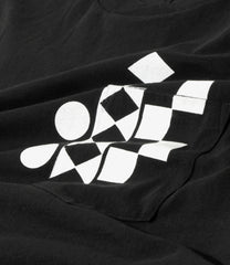 Printed Cross Crew Neck T-shirt- Multi Pattern