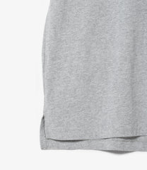 Printed Cross Crew Neck T-shirt - Flower