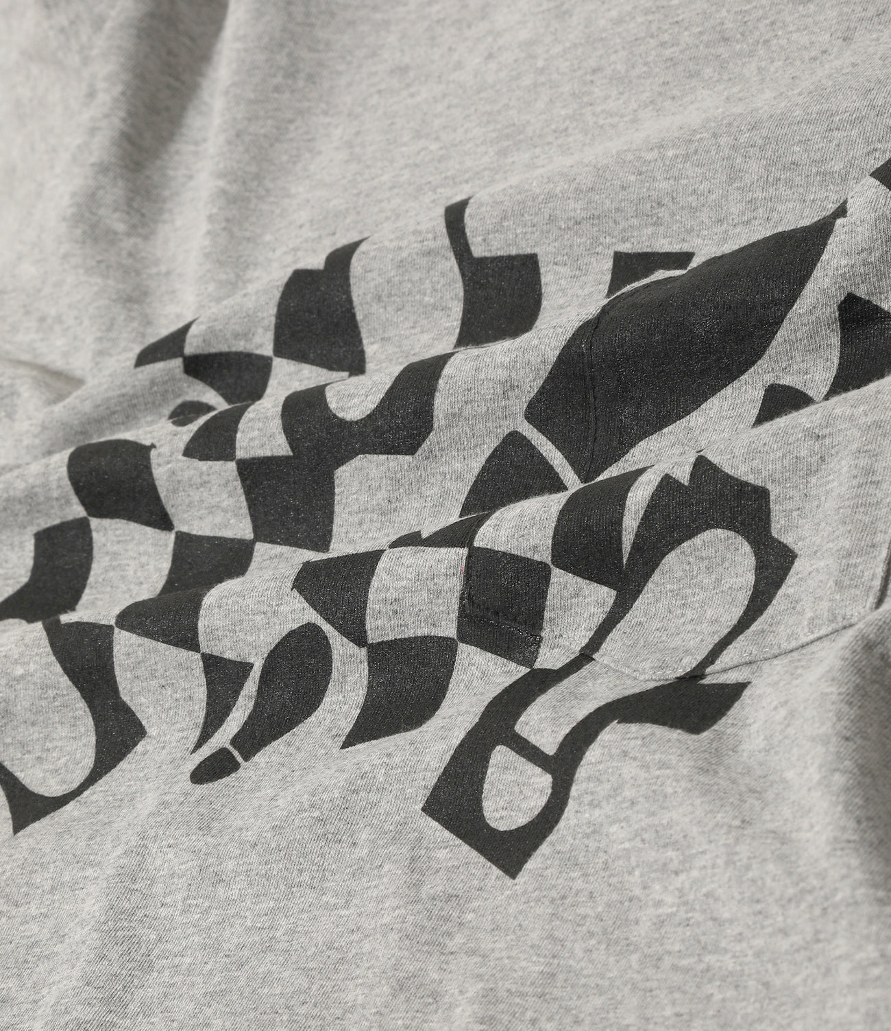 Printed Cross Crew Neck T-shirt - Foot Print